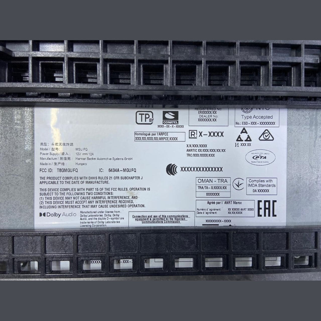 OEM BMW 430XI G80 AUDIO RADIO HEAD UNIT RECEIVER CONTROL MODULE UNIT 5A69496