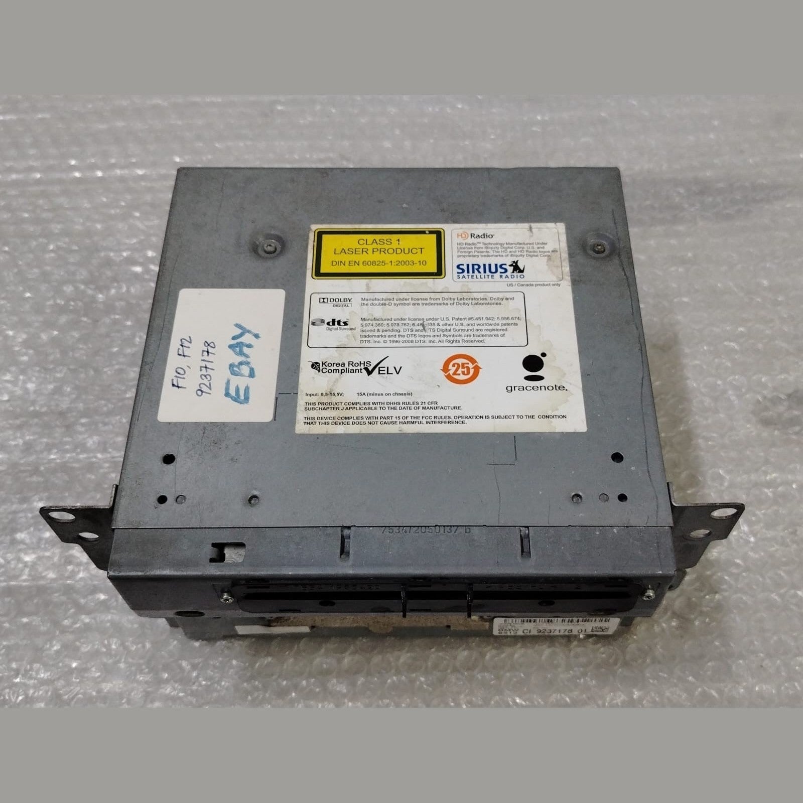 OEM BMW F10 F12 F01 F02 CIC RADIO NAVIGATION CD PLAYER HEADUNIT 9237178