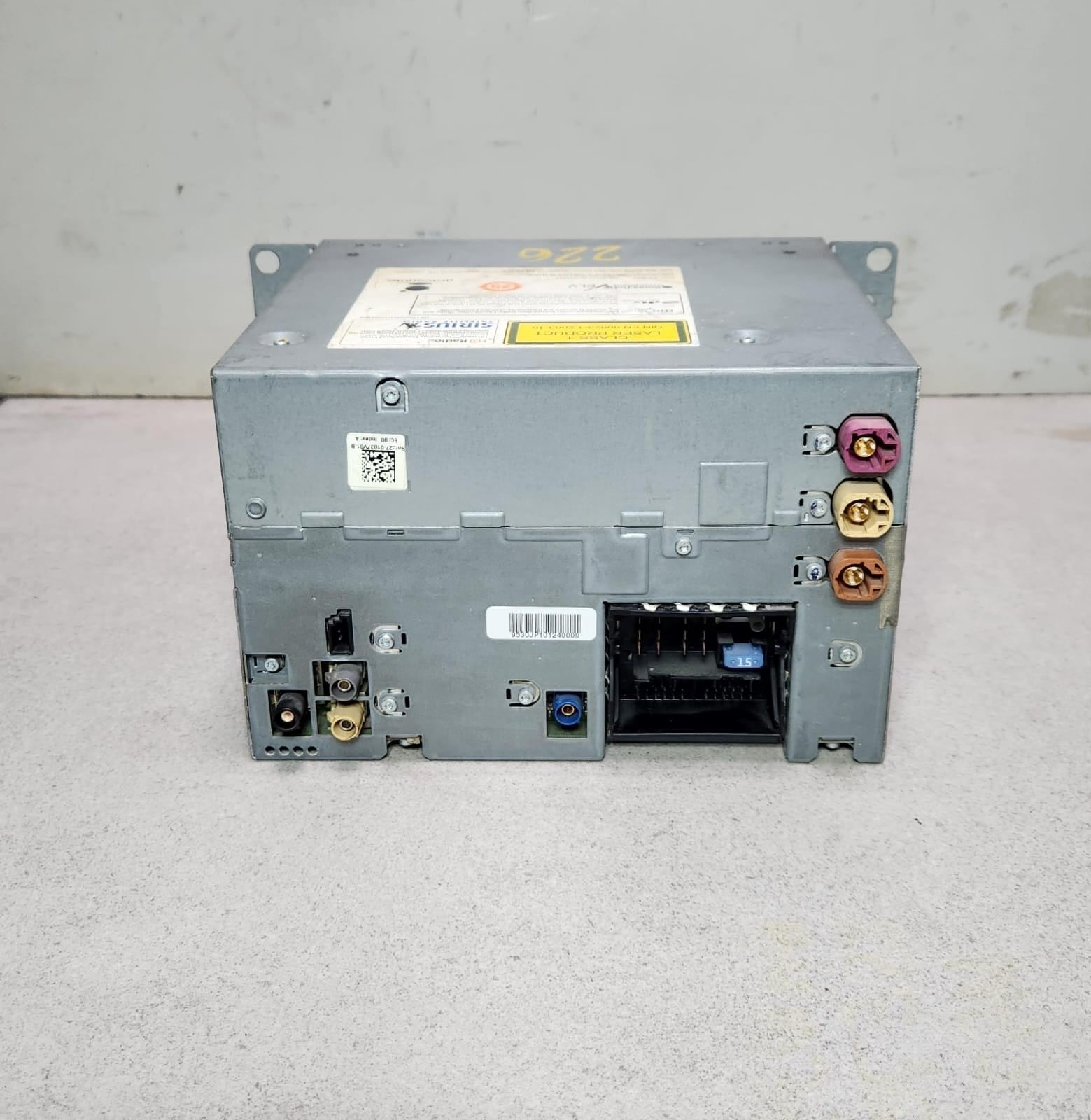 9237226-BMW 5 Series Head Unit Navigation System Cd Player Infotainment Control 