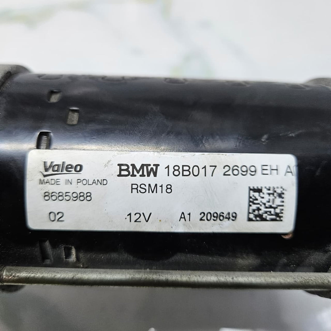 2016-2018 BMW 3 Series F30 330e Hybrid with B48B20A Starter Motor 8685988