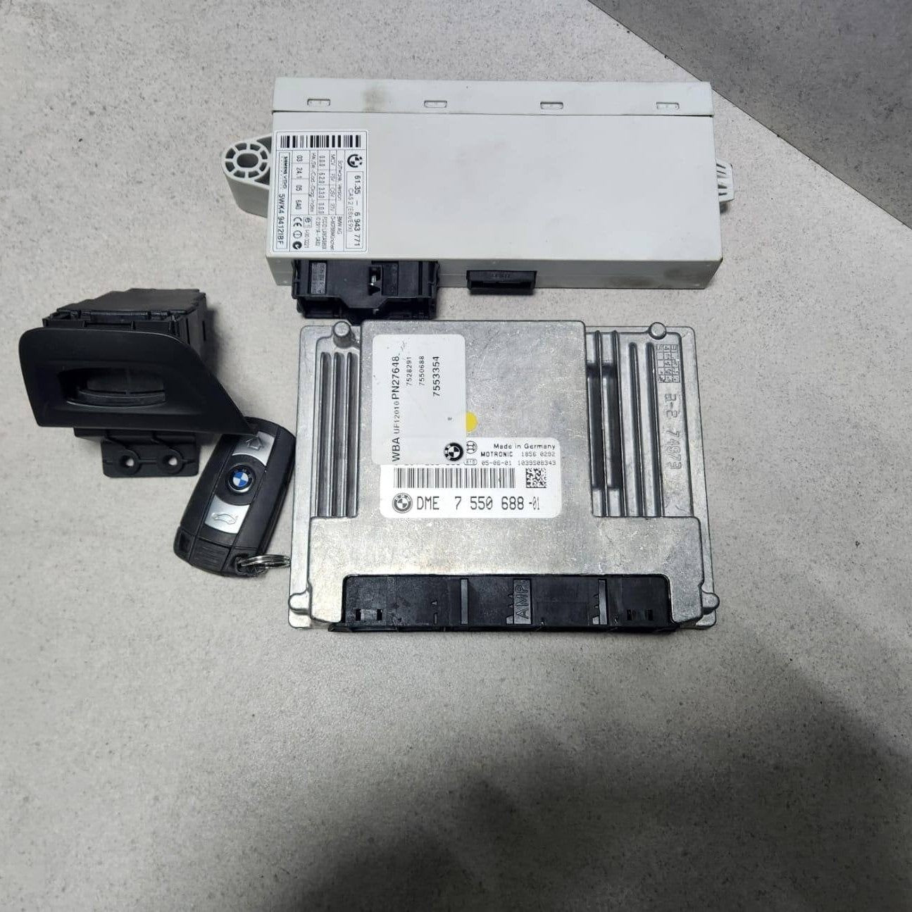 BMW Engine Control Unit 7550688 E81 E87 116i  N45 ECU SET 