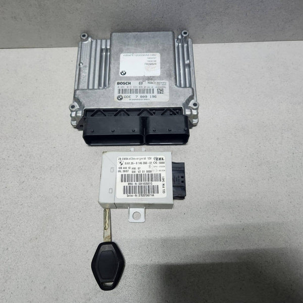 2004-2011 BMW X3 E83 Engine Control Unit 7809196  X3 E83 LCI BMW X3 2.0d ECU SET