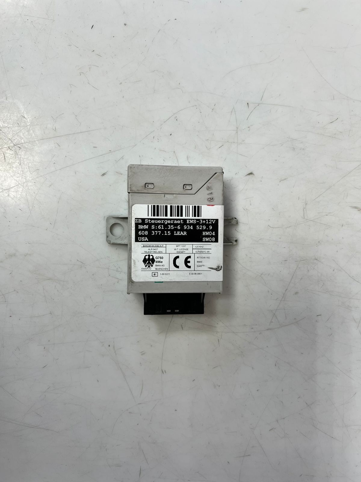 2004-2011 BMW X3 E83 EWS 12V Immobilizer Control Unit 6934529 OEM