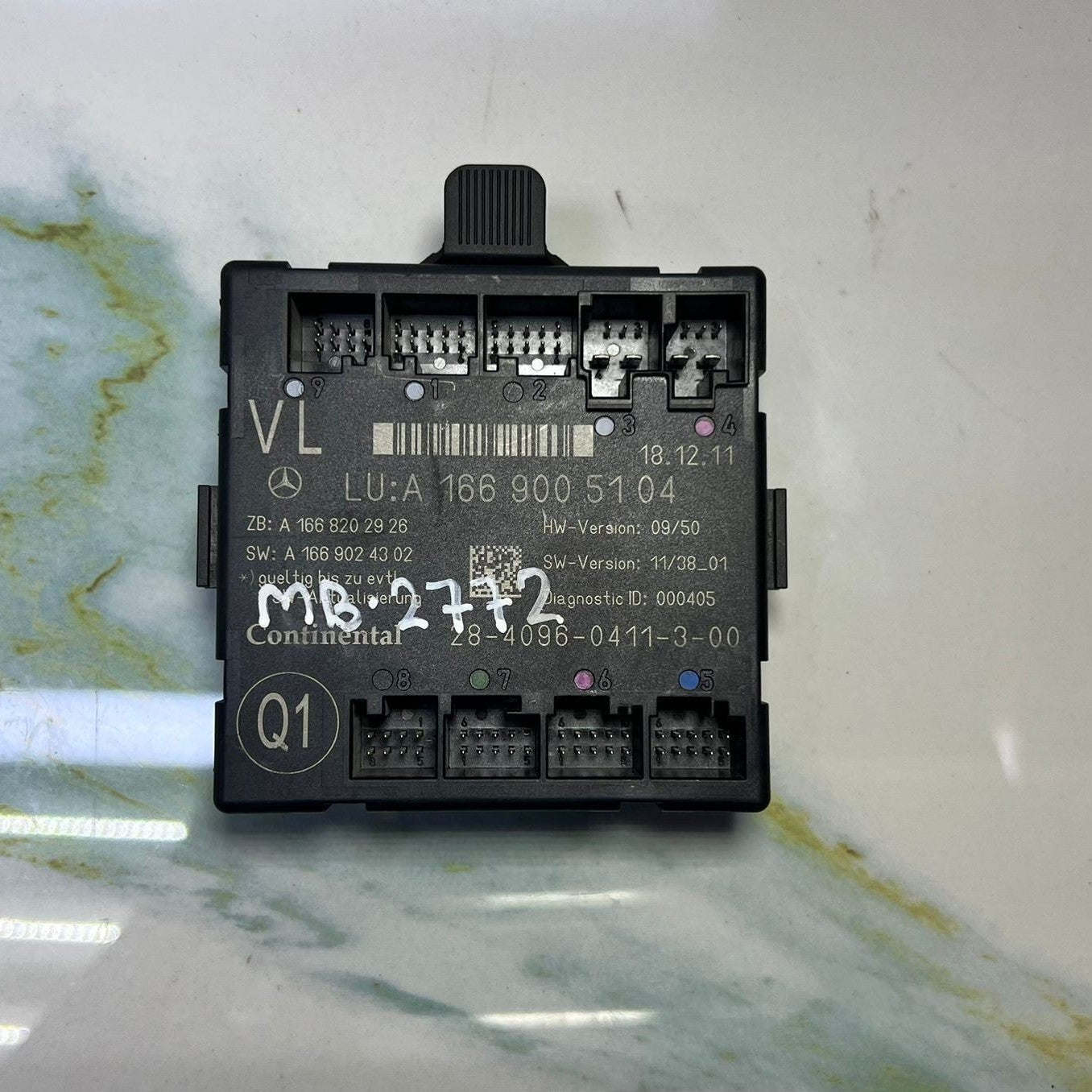 Mercedes W166 ML GLE GL Front Left Side Door Control Module A166 9005104 OEM