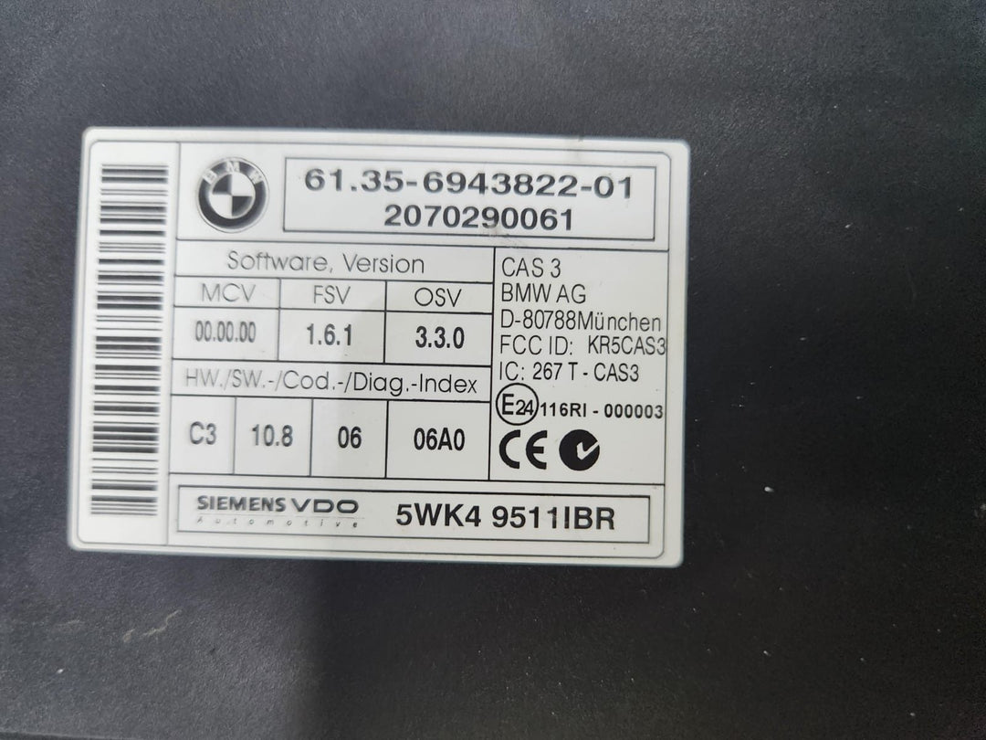 2006-2007 BMW 550i Engine Control Module 7566706 E63 E64 550i 650i 750i 4.8L