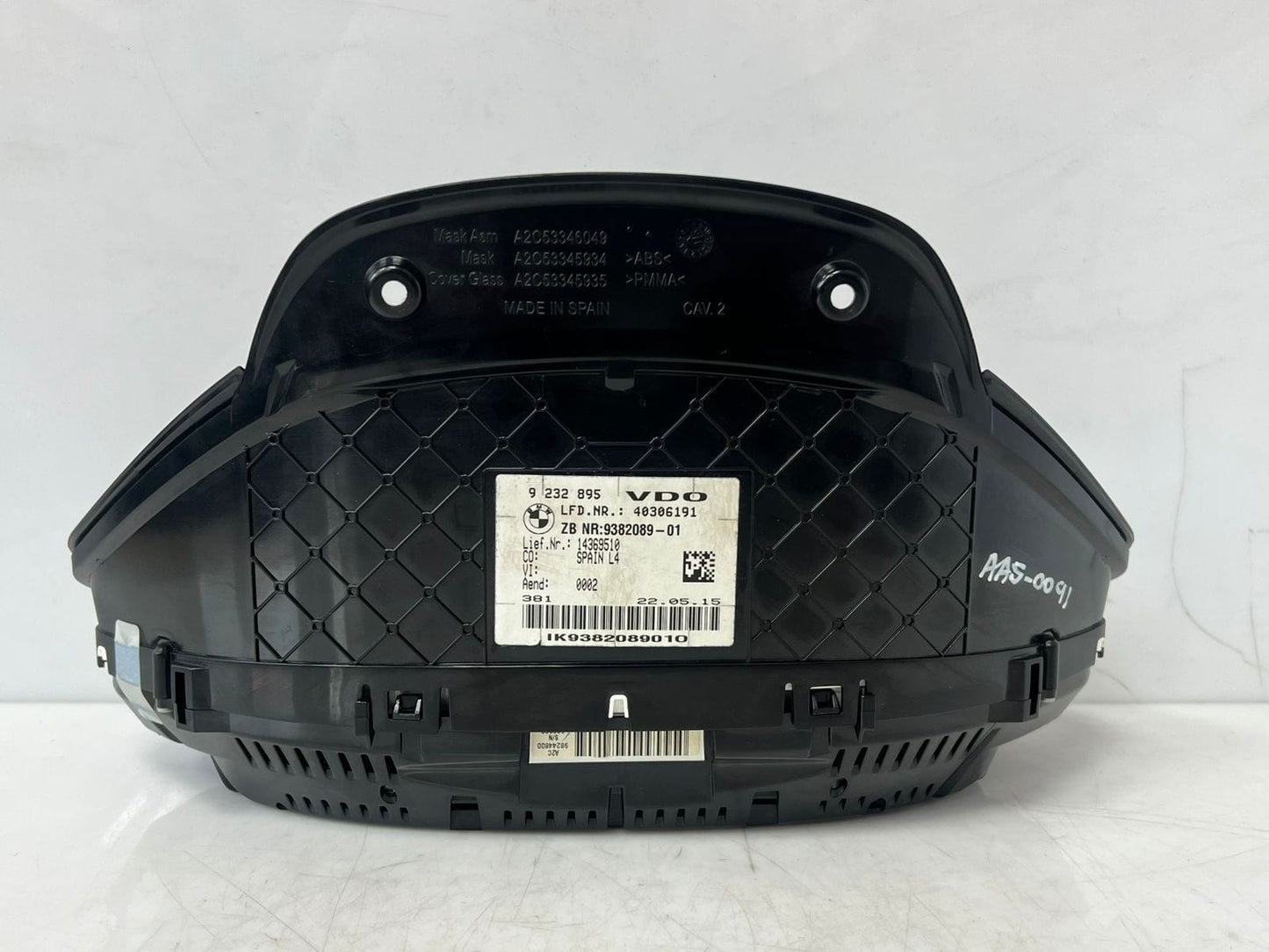 2014-2018 BMW F30 F31 F32 F33 F34 GT F36 3' 6WA HUD Instrument Cluster 9382089