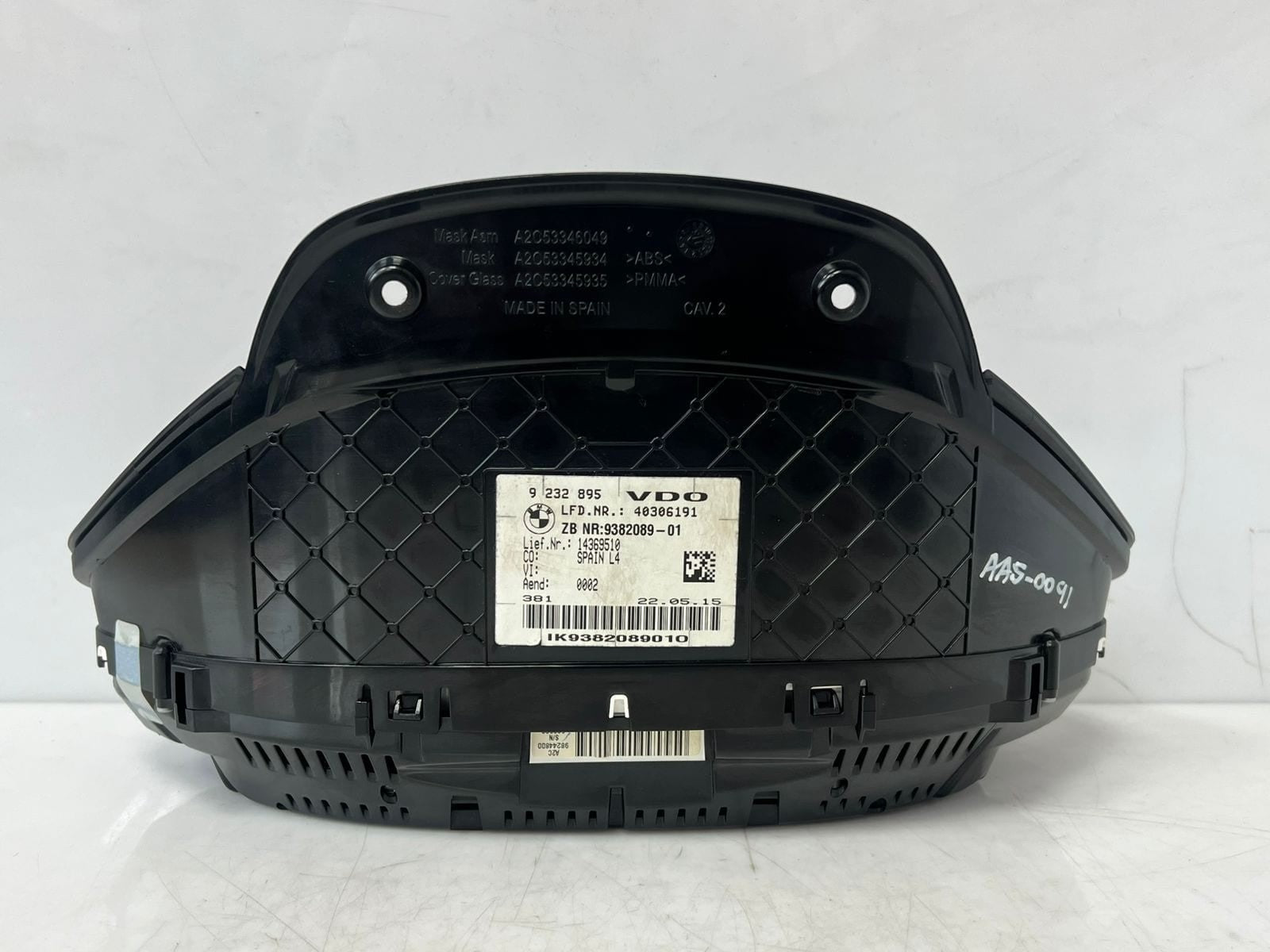 2014-2018 BMW F30 F31 F32 F33 F34 GT F36 3' 6WA HUD Instrument Cluster 9382089
