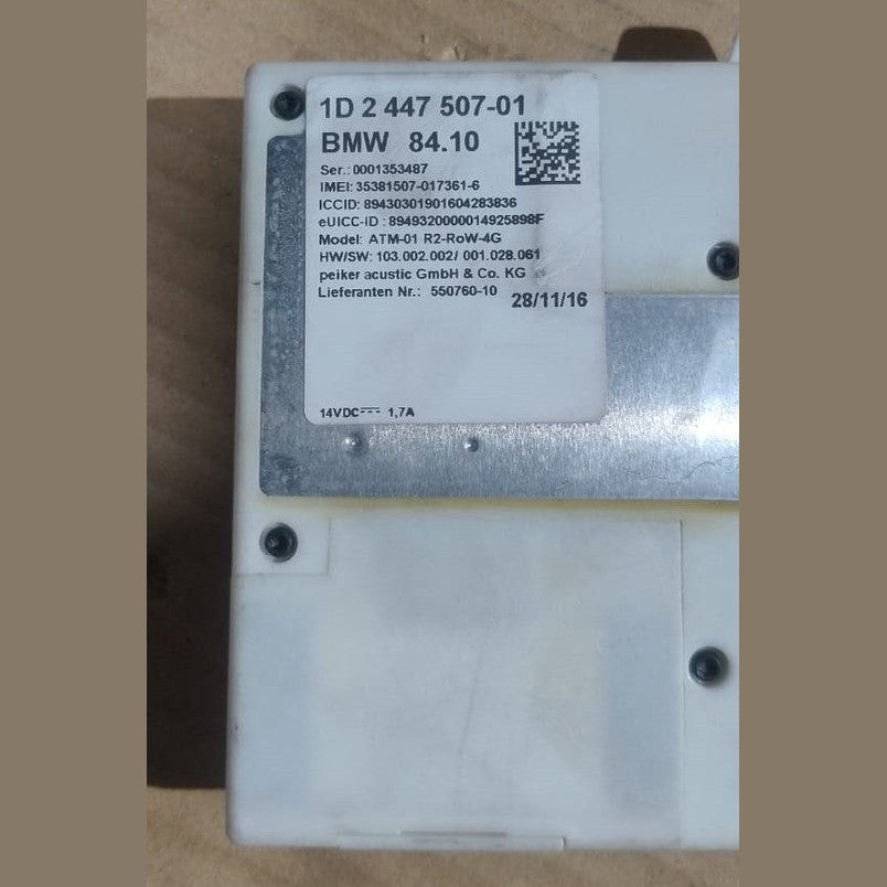 OEM BMW G11 G12 Telematics Communication Antenna Control Module 1D 2447507