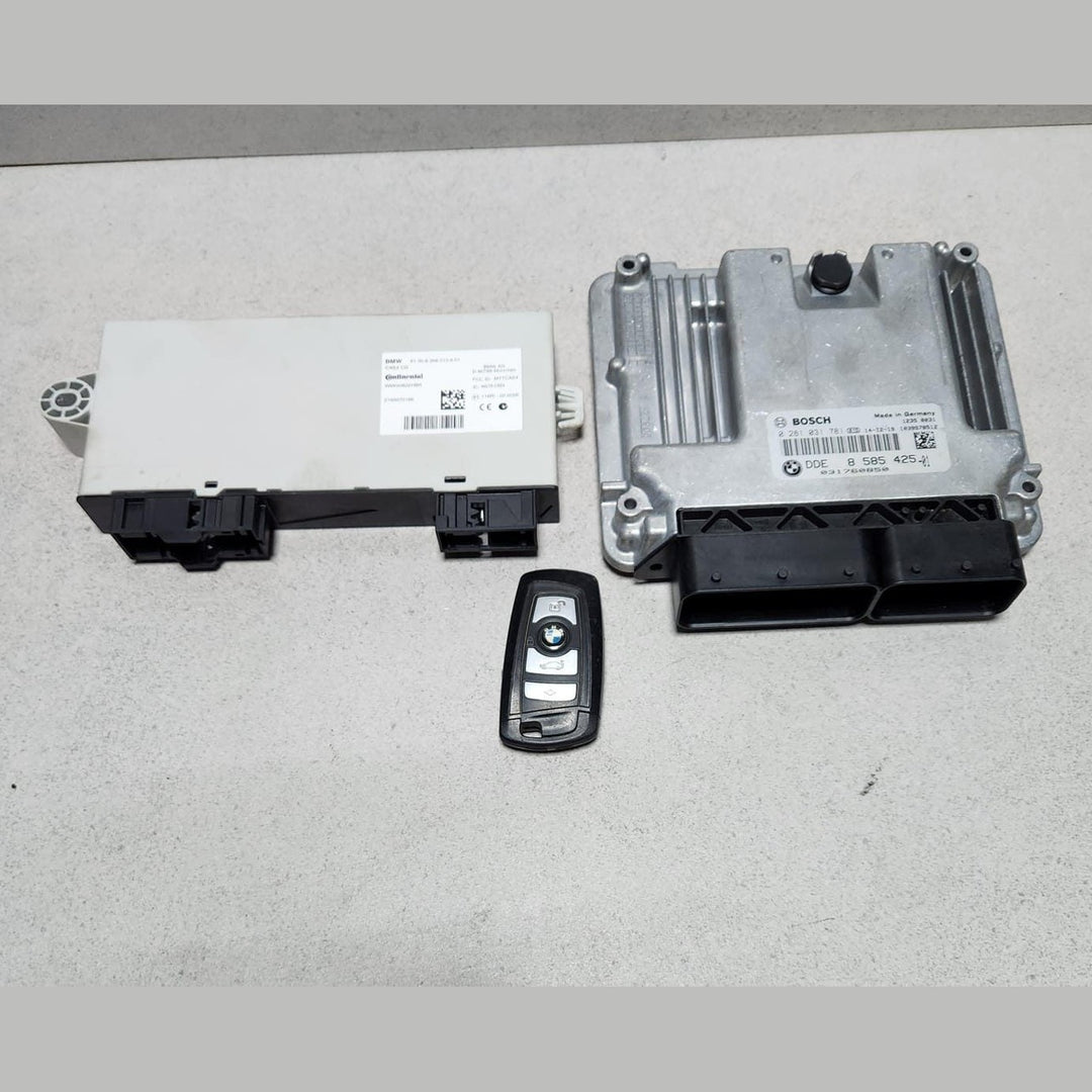 BMW Engine Control Unit DDE 8585425 F10 F11 520d B47 190HP ECU SET DIESEL 