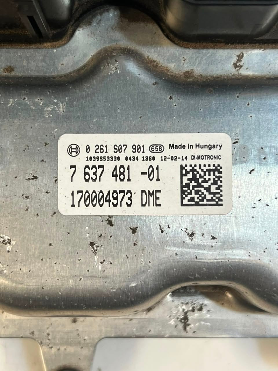 2012 BMW 3' F30 N20 328i Engine Control Unit ECU SET DME+FEM+1KEY 7637481