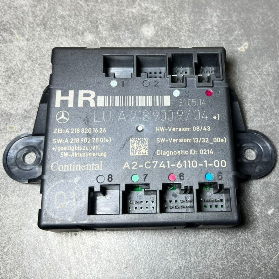 Mercedes-Benz W212 W218 Rear Right Side Door Control Module A218 9009704 OEM