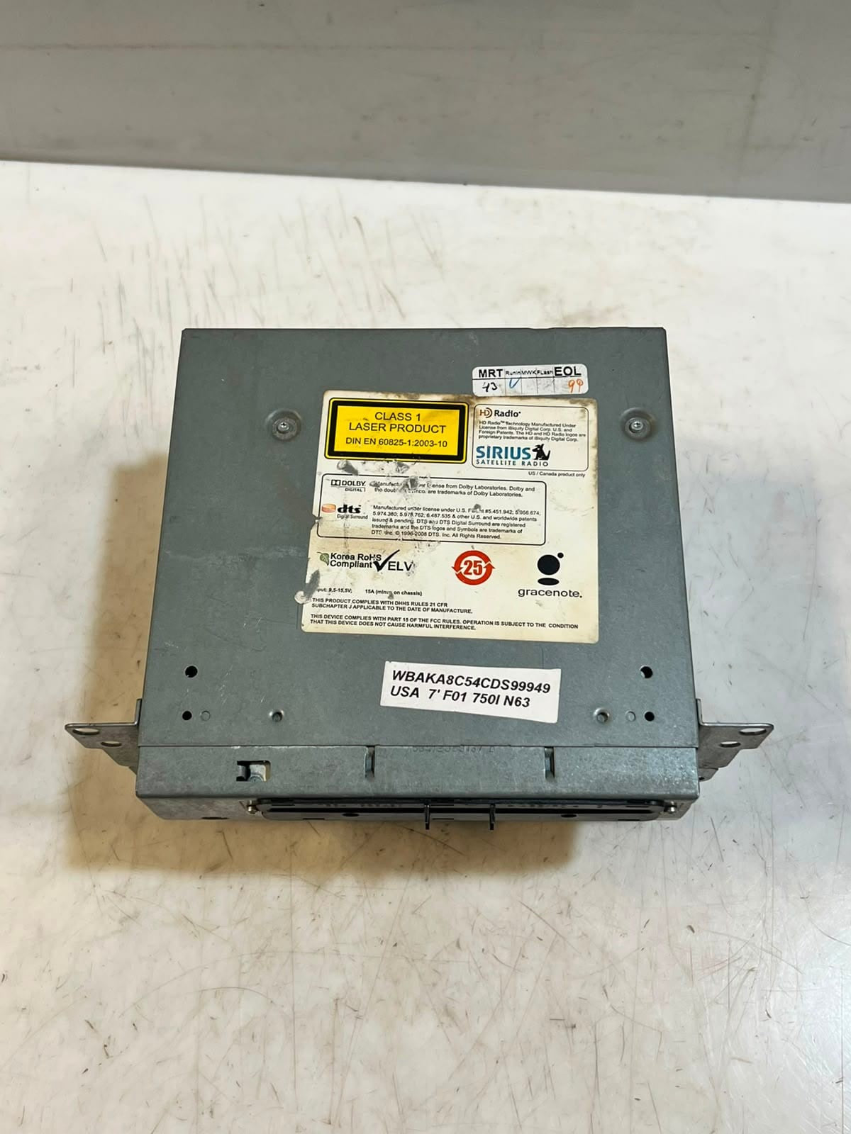 BMW 3 5 7 Series F10 F30 F11 F12 F13 528i Radio Navigation Head Unit 9274571