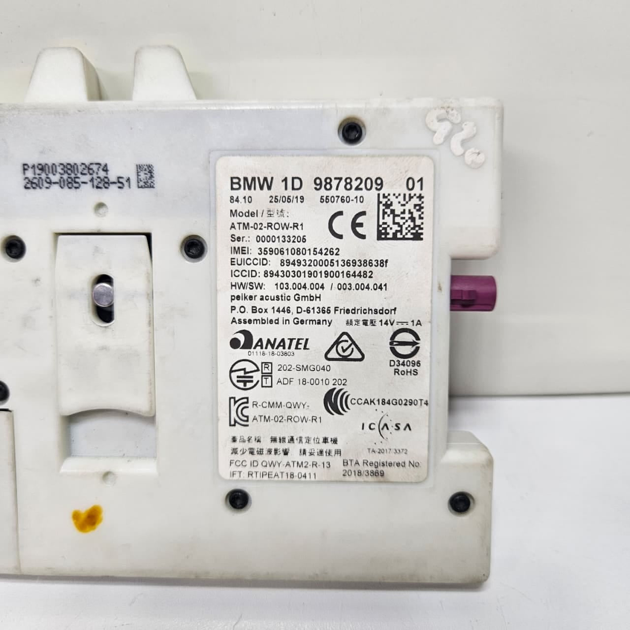 2020 BMW 3 Series G20 G21 330i GPS Antenna Module 9878209