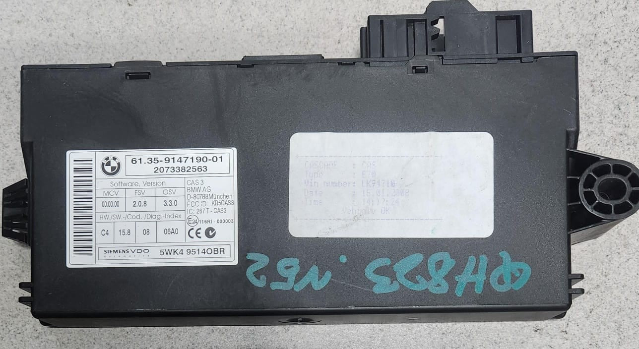 2007-2010 BMW X5 X5 and 7 Series N52 Engine Control Module 7583468 OEM