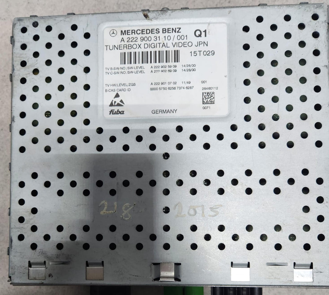 Benz TV Tuner Control Unit A2229003110 W222 S-Class and W205
