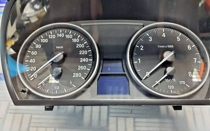 BMW  E82 E88 E90 E92 E93  SPEEDO KM CLUSTER 9166856 GASOLINE