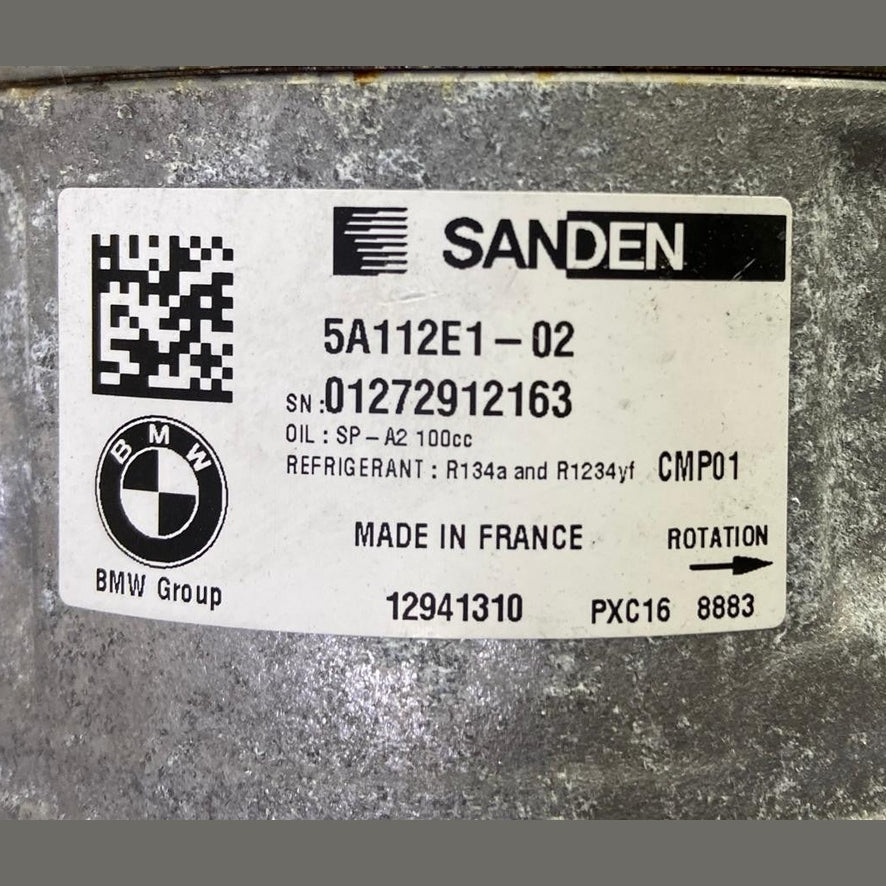 OEM BMW M5 F90 LCI CS M8 F91 F92 F93 Air Conditioning Compressor 5A112E1 SANDEN