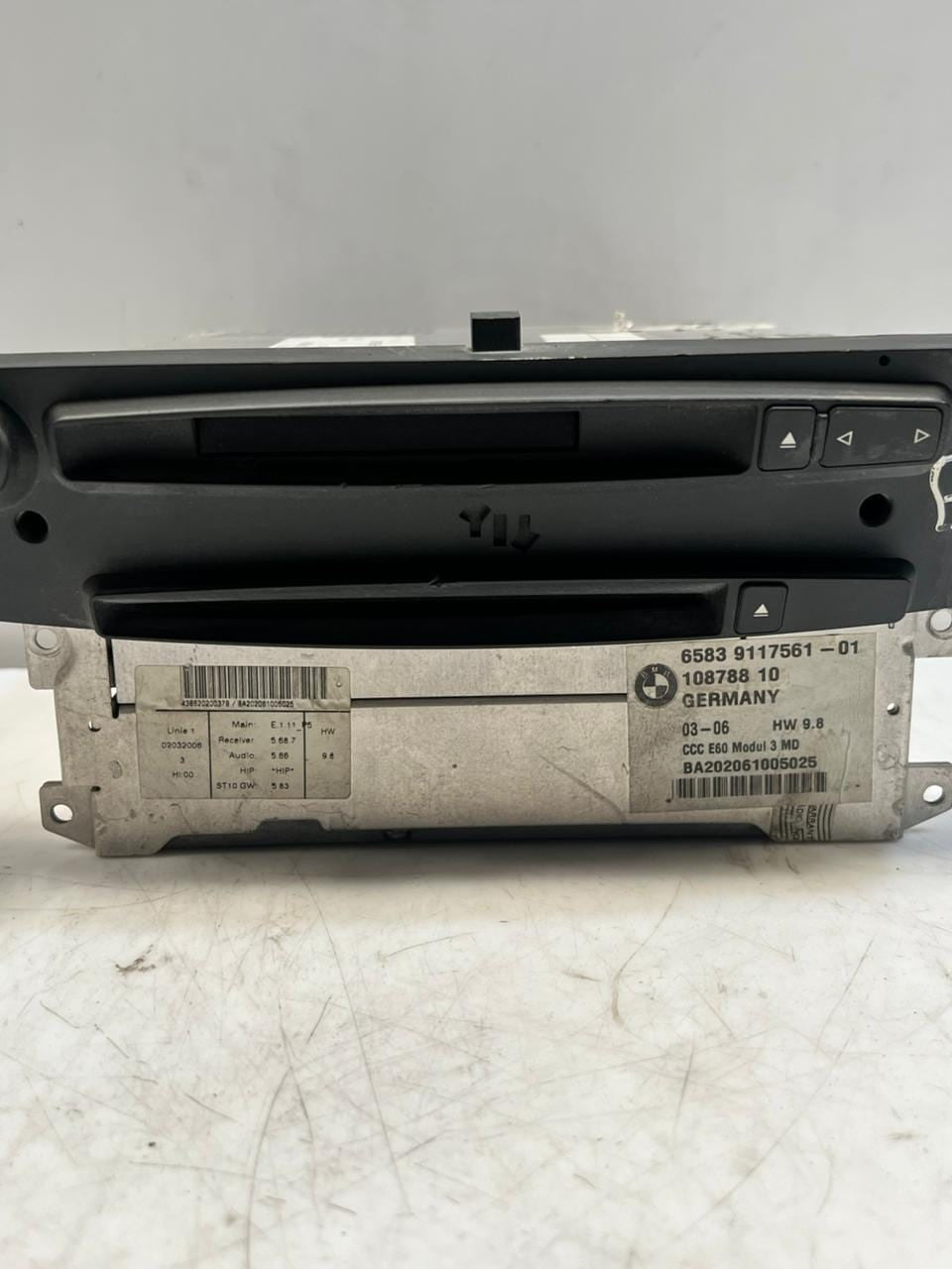 2006-2007 BMW 525i 5 Series E60 NAVIGATION CCC Radio PLAYER 9117561 OEM