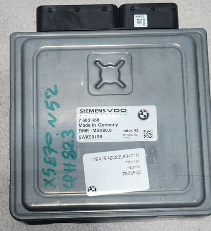 2007-2010 BMW X5 X5 and 7 Series N52 Engine Control Module 7583468 OEM
