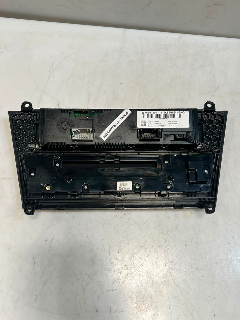 2012-2014 BMW X3 F25 X4 F26 A/C Climate Control PANEL Unit 9259615 OEM