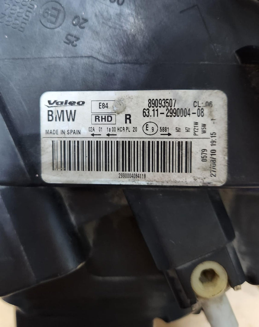 BMW Front Right Headlight 2990004 X1 E84 RHD