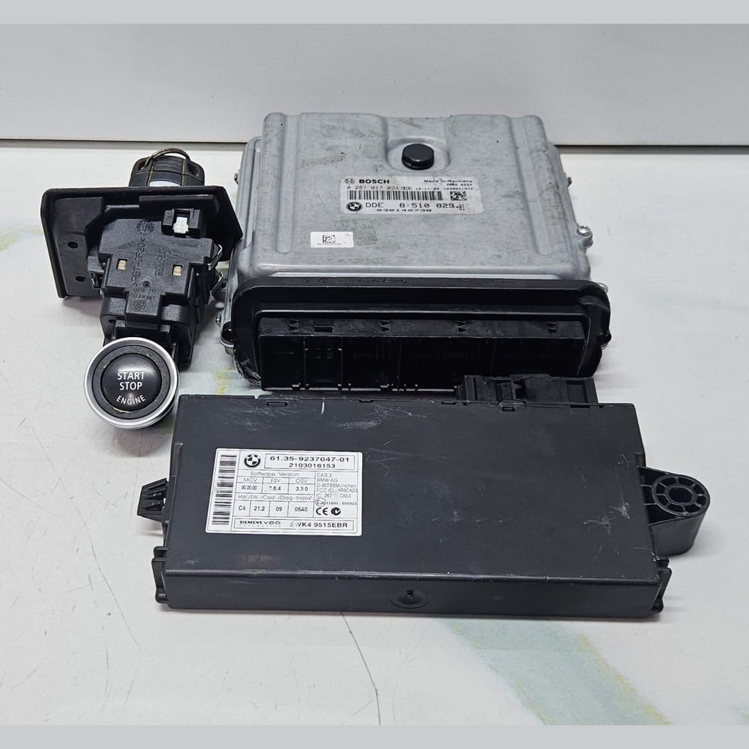 BMW E90 E91 N47N DDE Engine Control Unit ECU SET 8510829 OEM