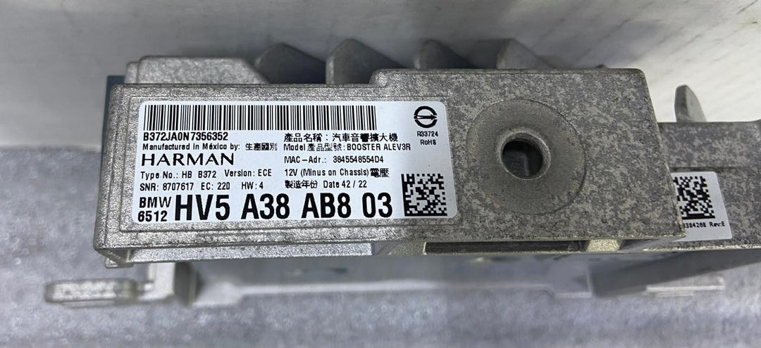 OEM BMW X4 G02 Harman Kardon Amplifier Amp Booster Audio Module 5A38AB8