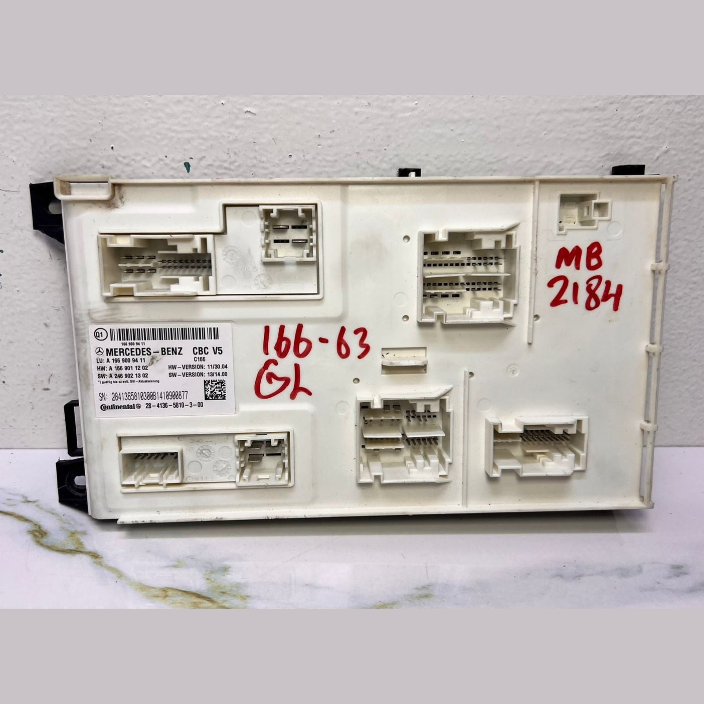 2014 Mercedes-Benz GL450 Front Sam Body Control Module A 166 9009411 W166 ML GL 