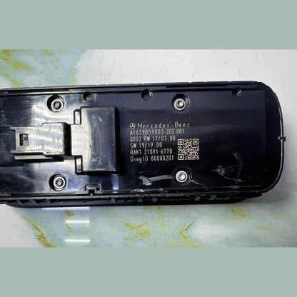 19-21 Mercedes A220 Front Power Window Switch A1679059803 CLA, G-Class, GLB GLA
