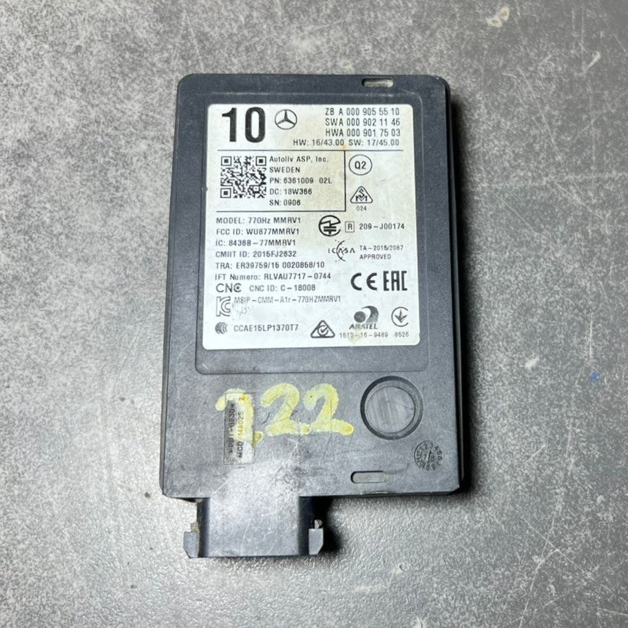 Mercedes-Benz W222 Bumper Blind Spot Radar Distance Sensor Module A000 9055510