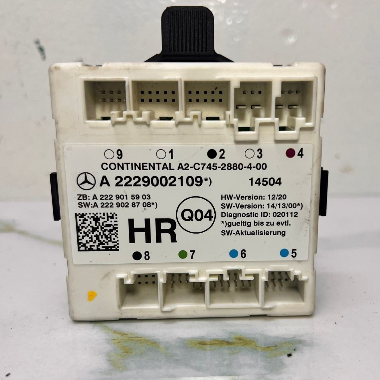 2015-2018 Mercedes-Benz C300 Door Control Unit Module A 2229002109 W205 C-Class