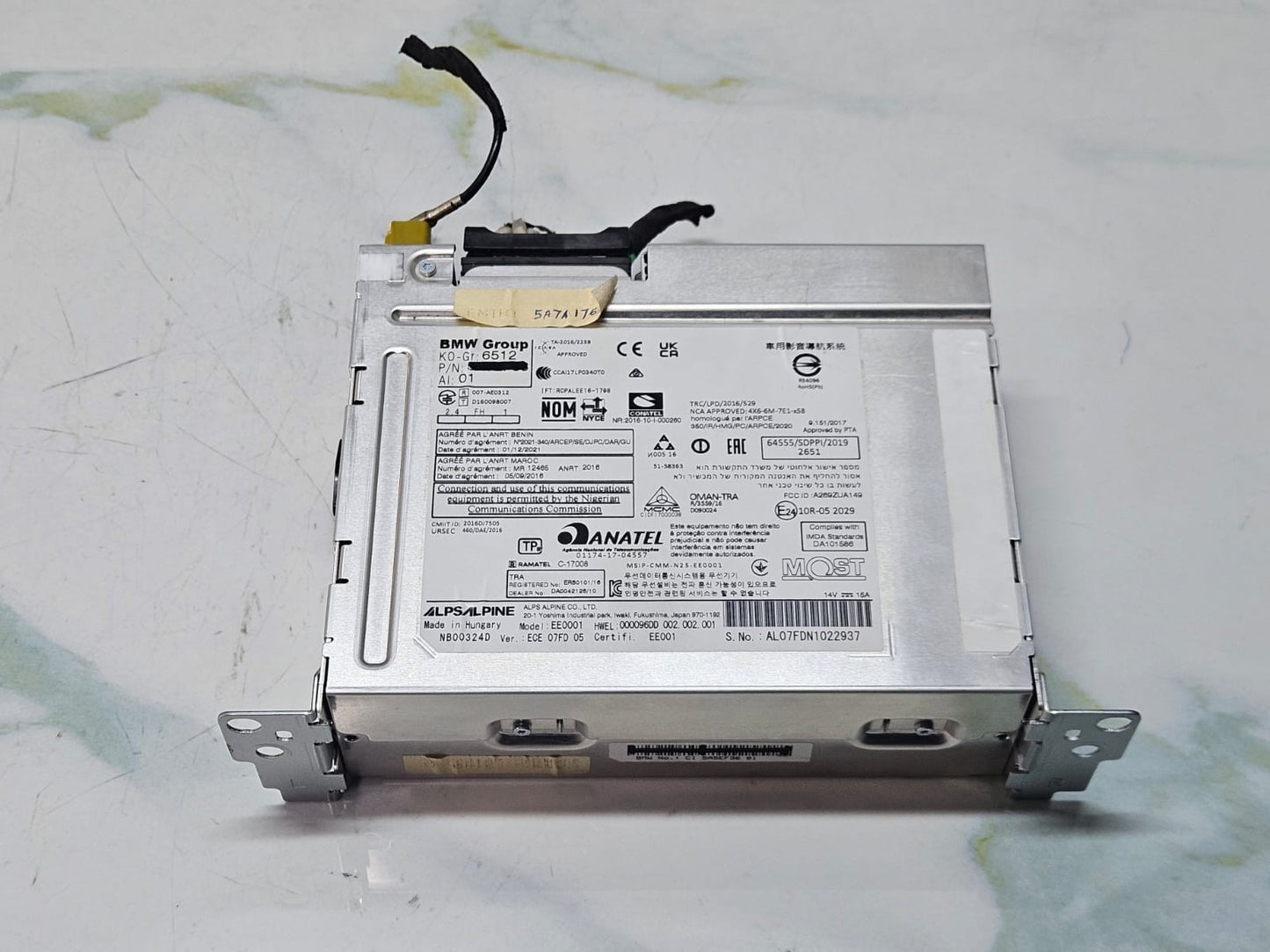 BMW F39 F48 Sat Nav Player Head Unit ECU 5A7A176 OEM