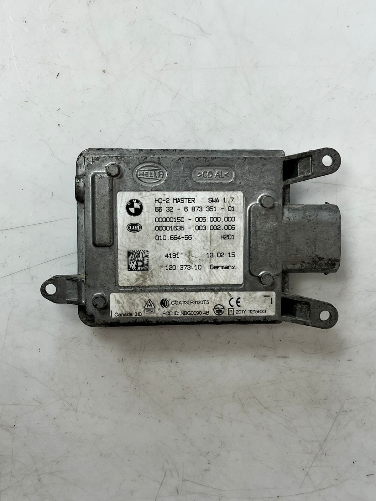 2011-2018 BMW X3 X6 F25, X4 F26, X5 F15 Lane Change Warning Sensor 6873351 OEM