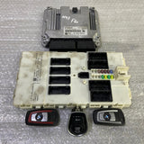 OEM BMW 320d N47N F30 2013 ENGINE CONTROL UNIT ECU KIT DDE 8573259 BOSCH