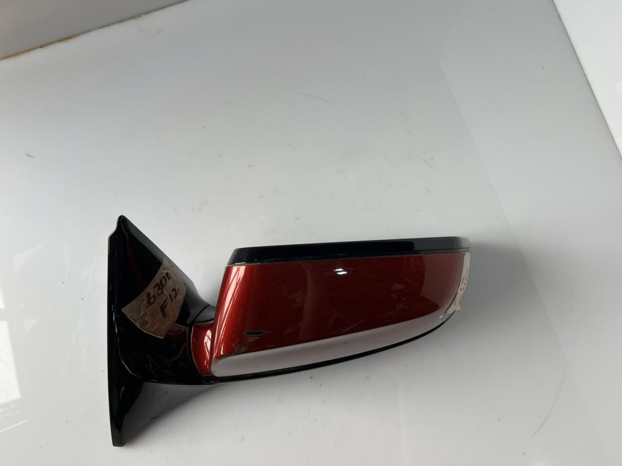 2012 BMW F12 640I, 650I LEFT Side View Mirror A046412 RED RHD