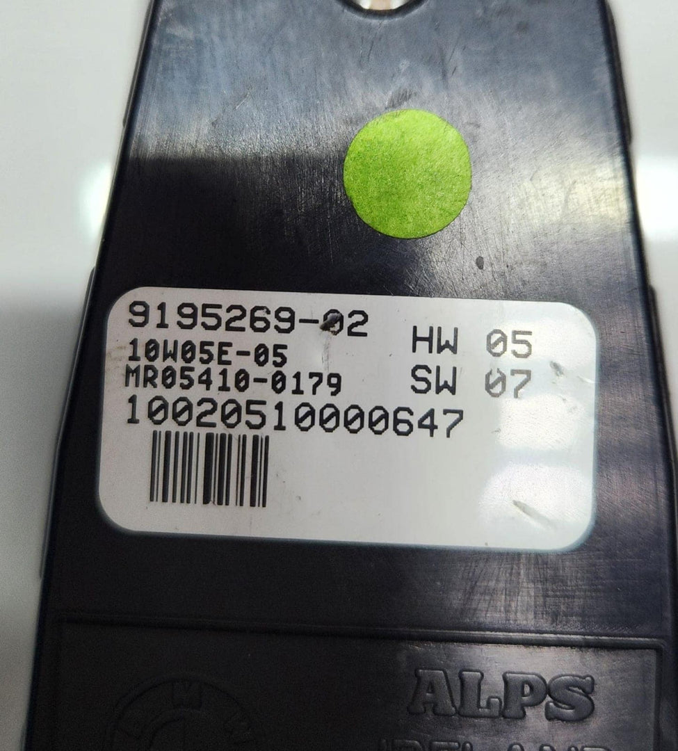 2010-2015 BMW 740i Power Window Control Switch 9195269 5 6 7 Series F01 F02 F03 