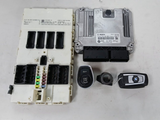 BMW 320d N47N F30 2013 ENGINE CONTROL ECU KIT 8573259