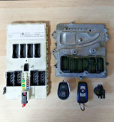 BMW 435i F36 N55 3.0L DME ECU CAS Key Set OEM 7540686 2014