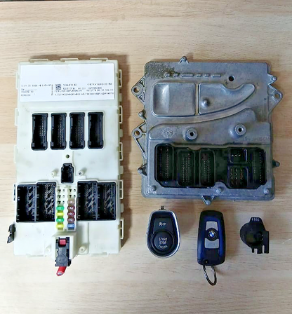 BMW 435i F36 N55 3.0L DME ECU CAS Key Set OEM 7540686 2014