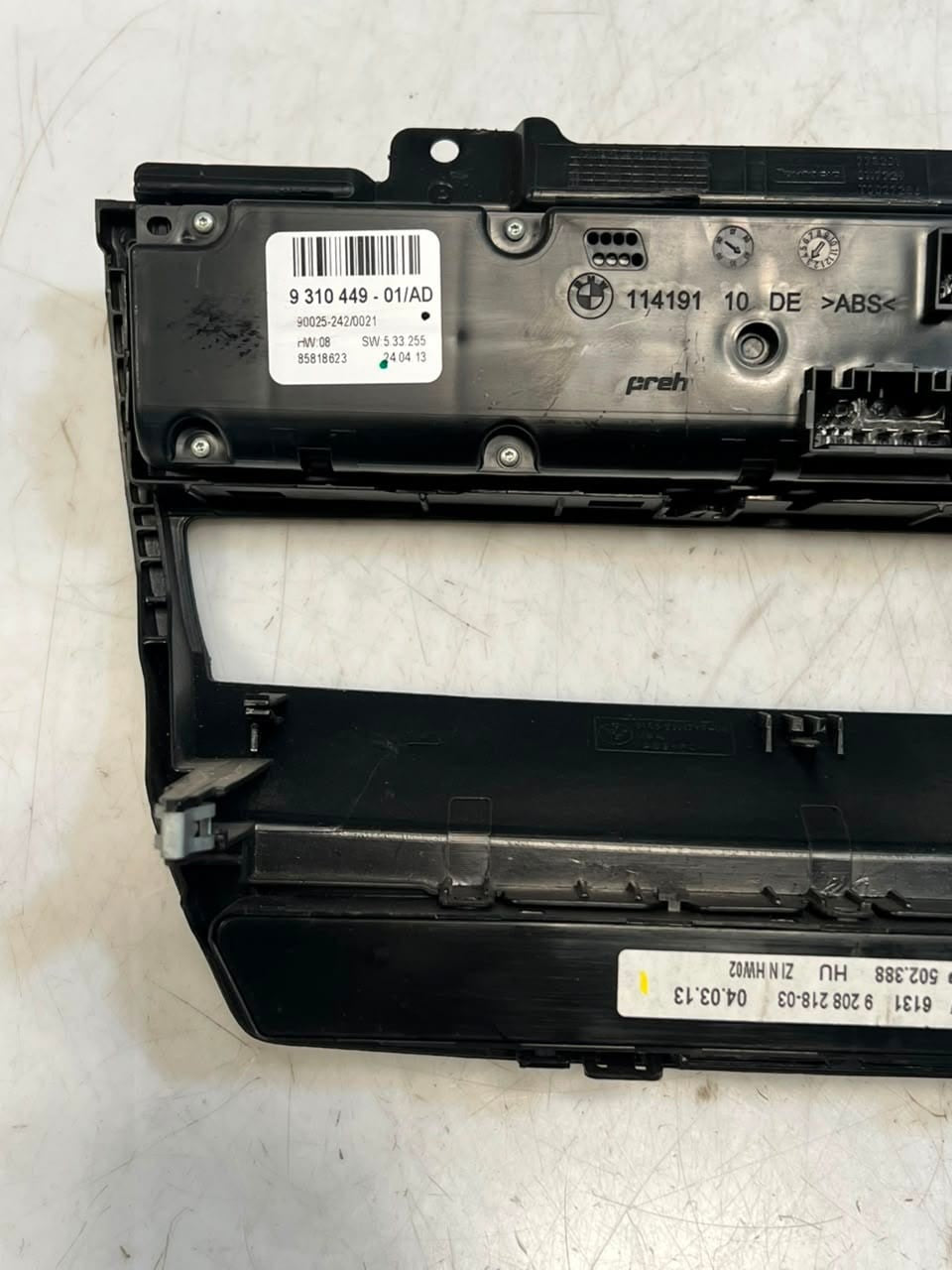 2007-2013 BMW X5 E70 LCI X6 E71 X6 E72 Climate Control Panel 9310449 OEM