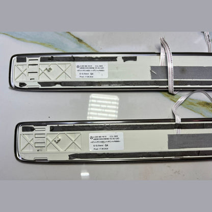 Mercedes W206 C-Class Front Entrance Trim Seal Strip Plate Cover Set A2066801801