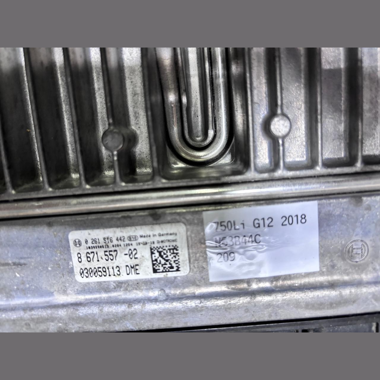 BMW 750li G12 4.4L 2018 N63NB44C ENGINE CONTROL UNIT KEY  - (8671557)