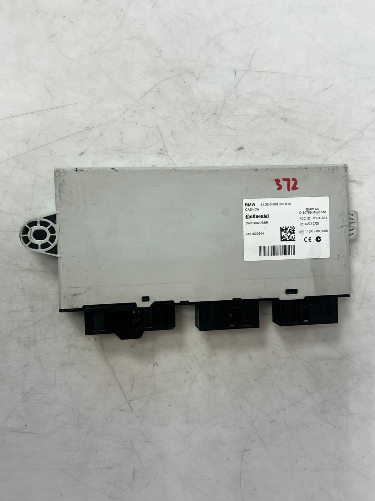 2012 BMW 535i 5 Series F10 and X3 F-Series CAS4 CA Control Module 6809372 OEM