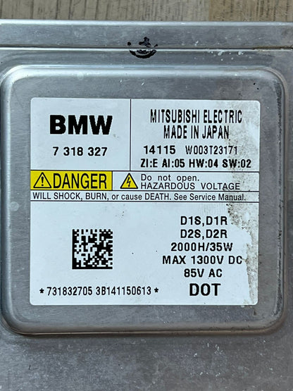 BMW X1 E84 LCI 2014 BI-Xenon Control Unit Headlights ECU Module 7318327 RHD