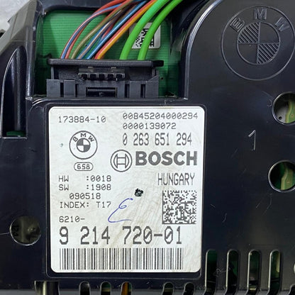 OEM BMW F01 F06 F07 F10 F12 INSTRUMENT CLUSTER SPEEDOMETER BOSCH 9214720