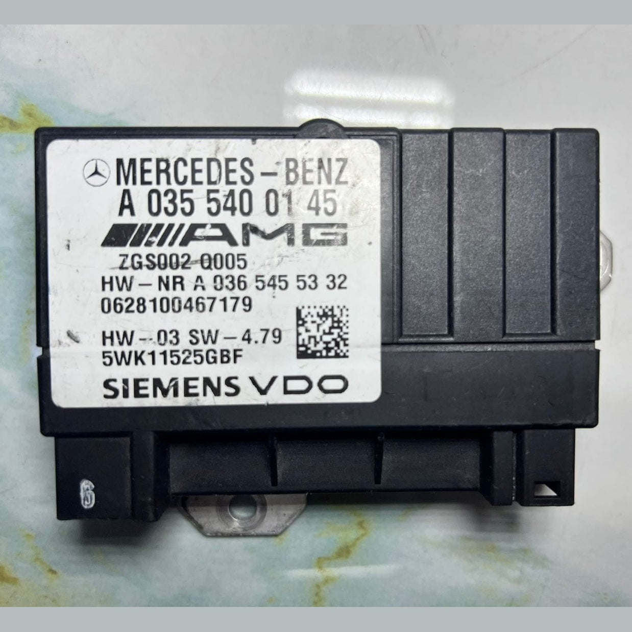 2007-2011 Mercedes-Benz CLS63 AMG Fuel Pump Control Module A0355400145 E63 W218