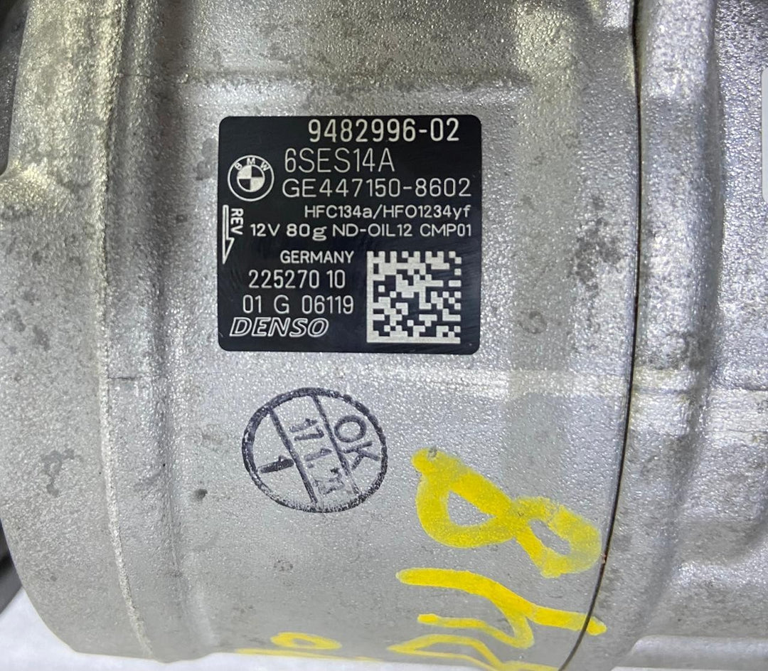 OEM BMW M340i 330i G20 B48 A/C AIR CONDITIONING COMPRESSOR & CLUTCH 9482996