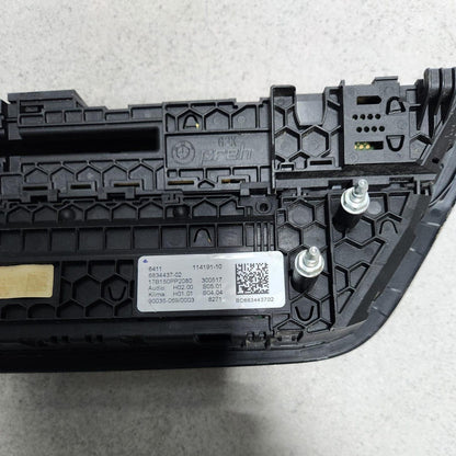 2018-2020 BMW 530e Climate Control Panel 6834437 530E and 530i