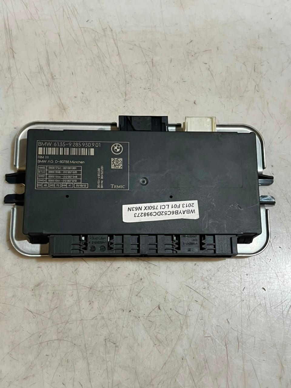 2011-2015 BMW F01 F02 740i 750i FRM3 Footwell LED Control Module 9285930 OEM