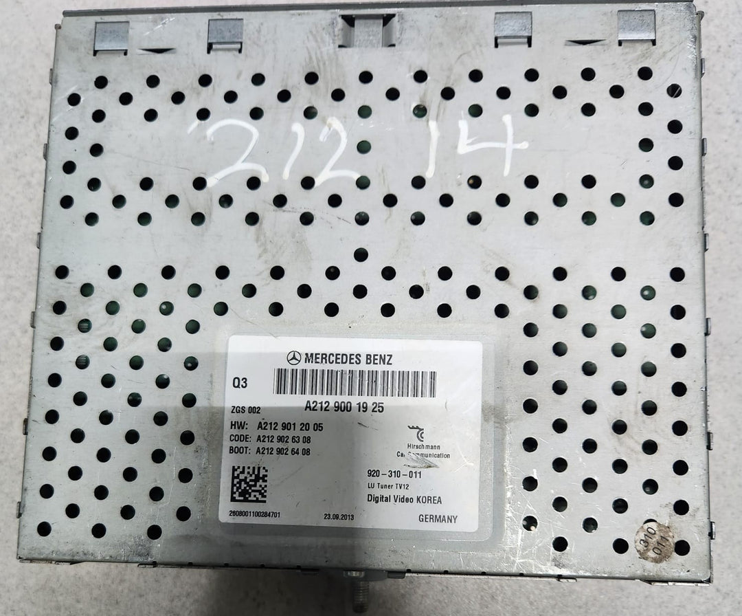 Benz Tv Tuner A2129001925 E-Class W212 S212 and CLS-Class C218